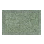 Savi Home Bath Mat Rug, 17X24 Inches, Green, 100% Pure Cotton, Super Soft Bath Rugs, Plush & Absorbent, Hand Tufted Heavy Weight Construction, Full Reversible Step Out Rug
