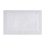 Savi Home Bath Mat Rug, 20X32 Inches, White, 100% Pure Cotton, Super Soft Bath Rugs, Plush & Absorbent, Hand Tufted Heavy Weight Construction, Full Reversible Step Out Rug