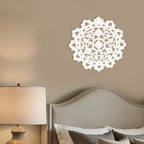 Rustic Wooden Wall Panels – White Antique Finish (12”×12”)