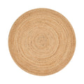 Natural 4 Feet Round Jute Braided Reversible Table Jute Placemats