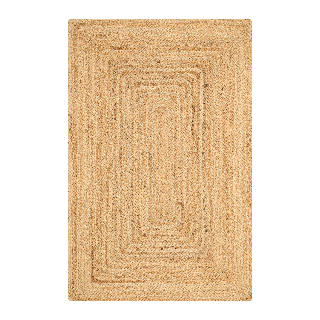 Natural 2x3 Inches Jute Braided Reversible Table Jute Placemats