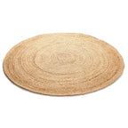 Natural 4 Feet Round Jute Braided Reversible Table Jute Placemats