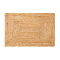Natural 2x3 Inches Jute Braided Reversible Table Jute Placemats