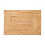 Natural 2x3 Inches Jute Braided Reversible Table Jute Placemats
