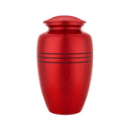 Black Secure Dignified Memorial for Human Ashes Cremation Urn
