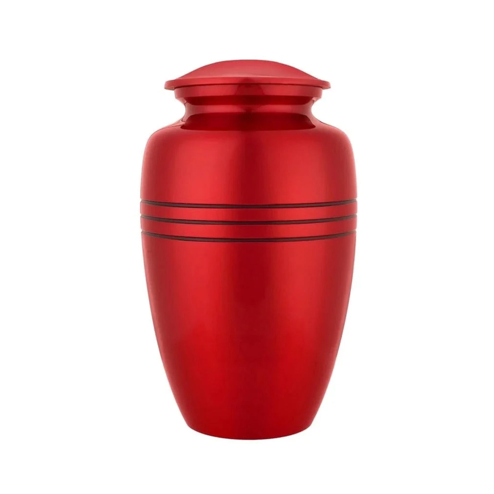 Black Secure Dignified Memorial for Human Ashes Cremation Urn