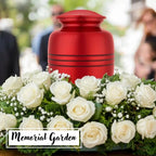 Black Secure Dignified Memorial for Human Ashes Cremation Urn