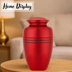 Black Secure Dignified Memorial for Human Ashes Cremation Urn