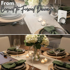 ALPHA Living HOME Metal Spiral Napkin Rings Set of 12 - Black Powder Coated Round Spiral Shape, Napkin Holders Buckles for Family Dinner, Wedding, Party,Table Decorations (Black)