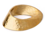 ALPHA Living HOME Metal Napkin Rings Set of 12 - Gold Mobius Design for Table Decor, Elegant Napkin Holders for Dinner, Wedding, Party, Holiday, Thanksgiving, Christmas & Everyday Use