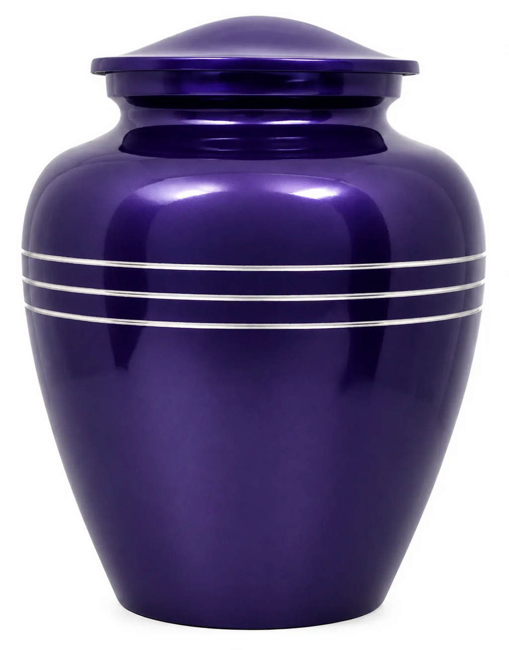 Memorials Cremation Urns for Human Ashes Cremation Urn Funeral Urns for Adult Female & Male Decorative Burial Urn Holds Large up to 220 lbs (Blue Silver) - ALPHA Living HOME