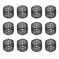 ALPHA Living HOME Napkin Rings Set 12 of Premium 100% Metal, Rust-Resistant Tabletop Décor - Napkin Holders for Family Dinner, Wedding, Party, Decorations, Banquet, Party, Easter - Bronze
