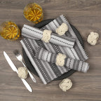 ALPHA Living HOME Handcrafted Napkin Rings Set of 12 - Woven Jute Napkin Holders, Serviette Rings - Perfect for Weddings, Thanksgiving, Christmas & Everyday Dining (Off white)