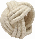 ALPHA Living HOME Handcrafted Napkin Rings Set of 12 - Woven Jute Napkin Holders, Serviette Rings - Perfect for Weddings, Thanksgiving, Christmas & Everyday Dining (Off white)