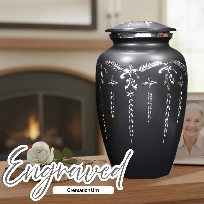 Urns Human Ashes Adult Male/Female,Creamation Urn for Human Ashes Adult Man/Women,200+ Cubic inch Capacity,Decorative Burial Urn, Funeral Cremation Urns