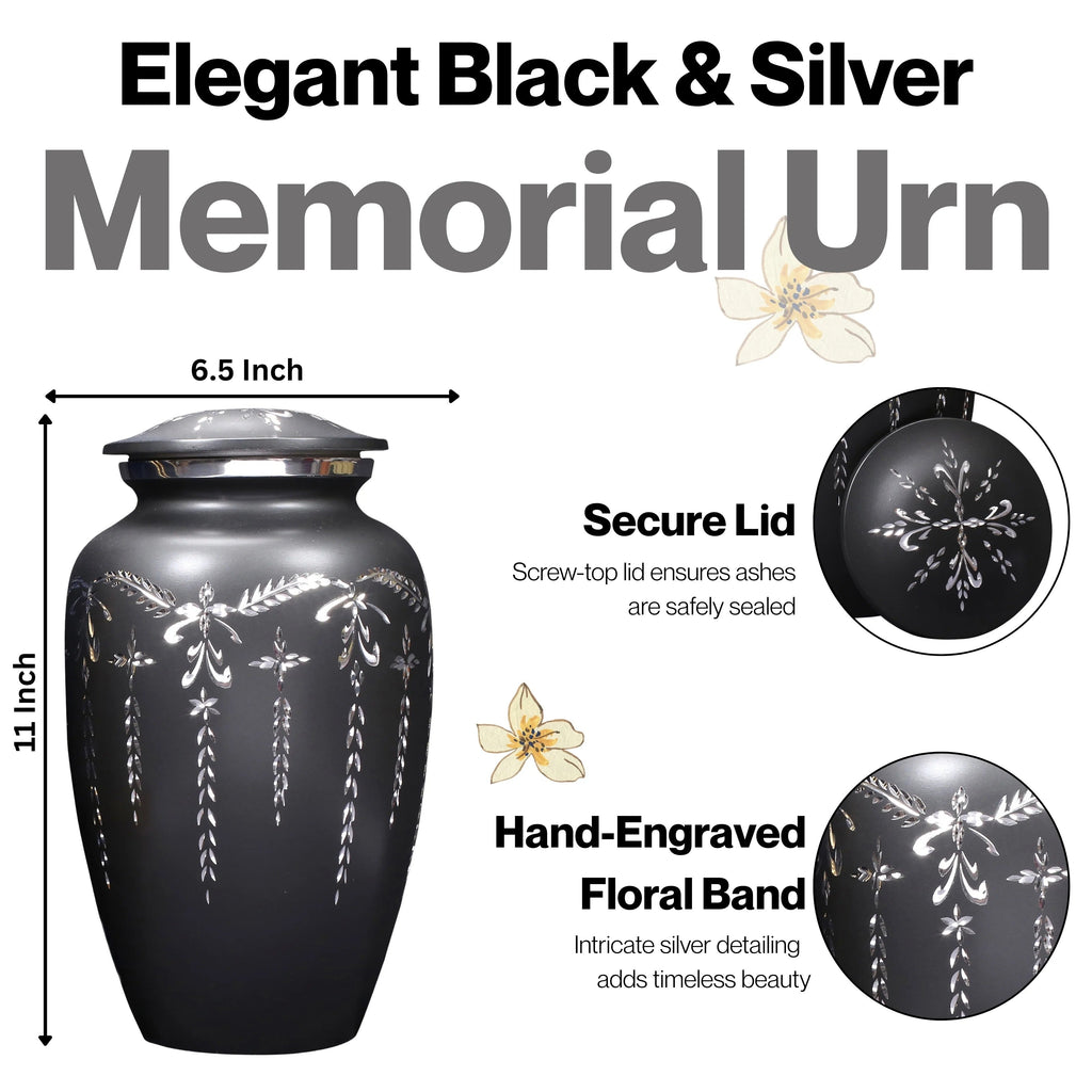 Urns Human Ashes Adult Male/Female,Creamation Urn for Human Ashes Adult Man/Women,200+ Cubic inch Capacity,Decorative Burial Urn, Funeral Cremation Urns