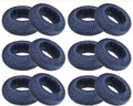 Woven Napkin Rings Set of 12 - Farmhouse Table Décor Napkin Holders for Weddings, Holiday Parties, Dining Table & Everyday Place Settings (Dark Blue)